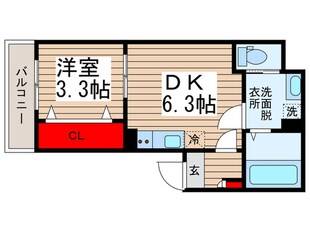 AJ柏EastⅢの物件間取画像